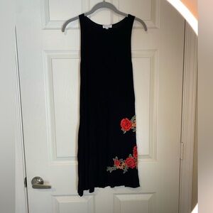 Socialite black floral dress